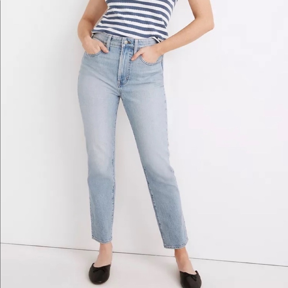 Madewell The Curvy Perfect Vintage Jeans in Fiore Wash 27